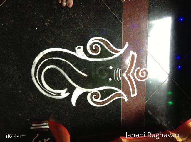 Rangoli: 2014-  Ganesh Chathurthi- 2