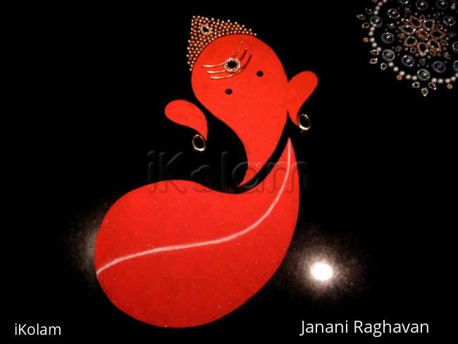 Rangoli: Home Kolams- Ganesha