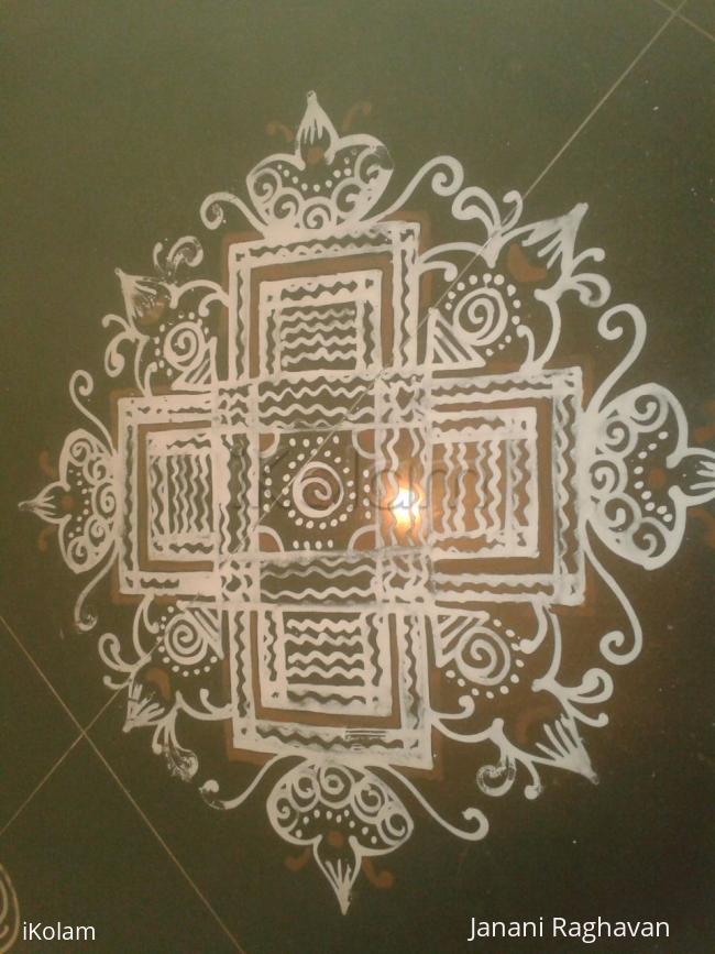Rangoli: Home basic kolams-1 Rangoli: Home basic kolams-1