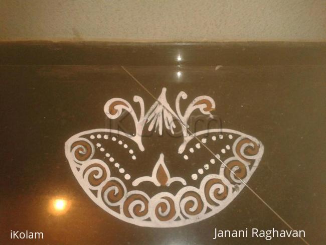 Rangoli: Home basic kolams-3 Rangoli: Home basic kolams-3