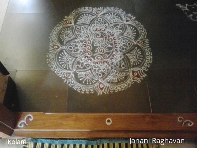 Rangoli: My sister's kolam- (Shobana's kolams)