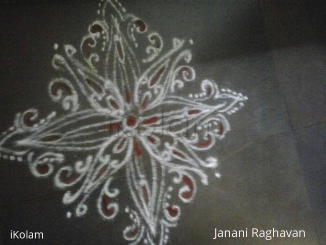 Rangoli: My sister's kolam- (Shobana's kolams)
