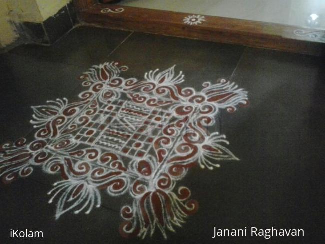 Rangoli: My sister's kolam- (Shobana's kolams)