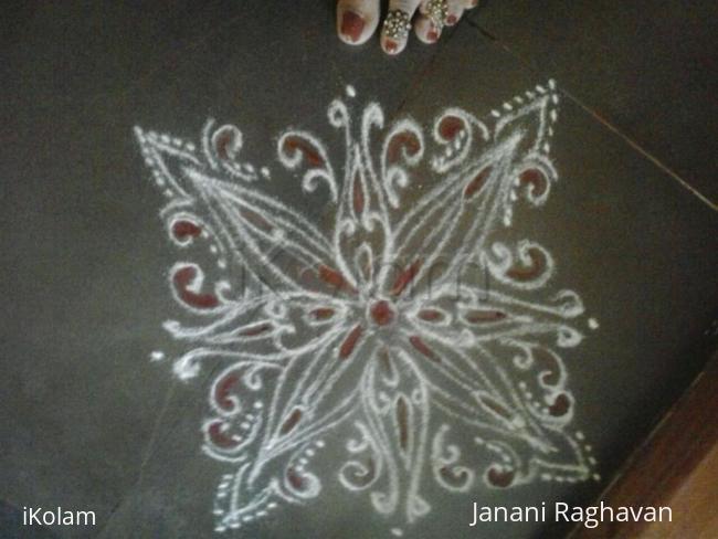 Rangoli: My sister's kolam- (Shobana's kolams)