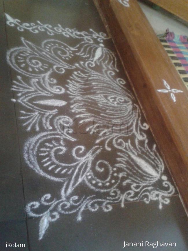 Rangoli: My sister's kolam- (Shobana's kolams)