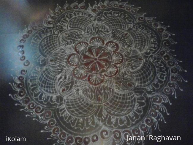 Rangoli: My sister's kolam- (Shobana's kolams)