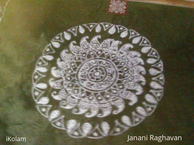 Rangoli: My sister's kolam- (Shobana's kolams)