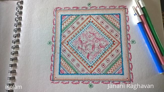 Rangoli: Kolam Notebook Kolams- 138