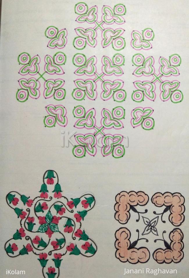Rangoli: Kolam Notebook Kolams- 14