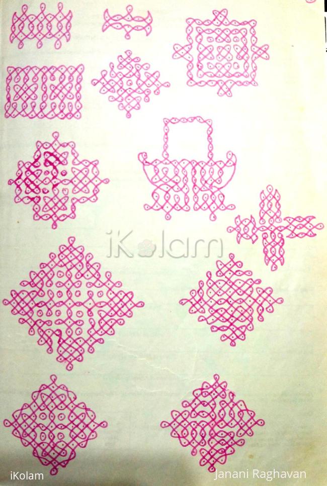 Rangoli: Kolam Notebook Kolams- 4