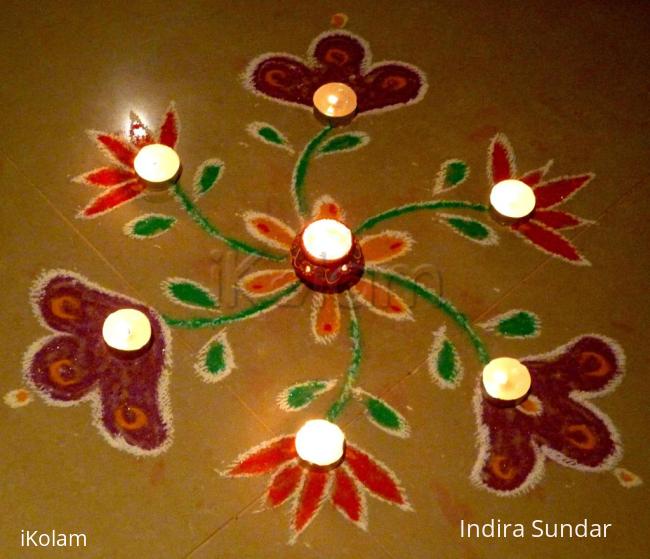 Rangoli: Karthigai Deepam 3