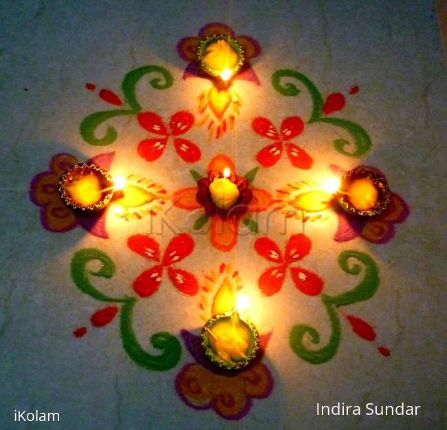 Rangoli: Karthigai Deepam 1