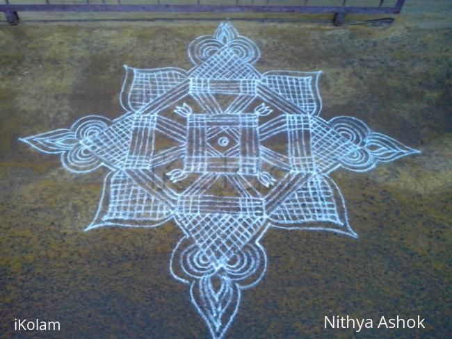 Rangoli: Freehand kolam