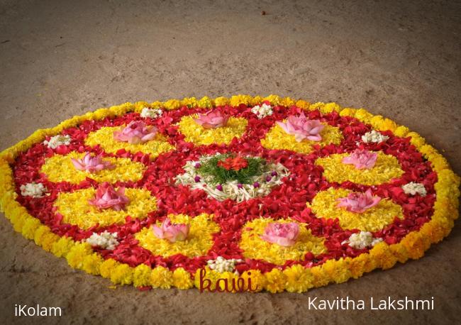 Rangoli: Floral rangoli