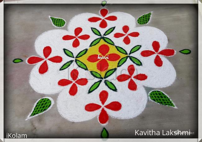 Rangoli: Ugadi kolam Rangoli: Ugadi kolam