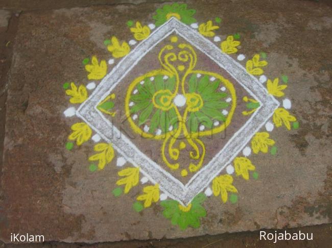 Rangoli: free hand rangoli