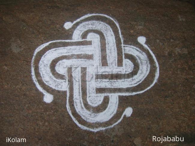 Rangoli: aadi rangoli 2
