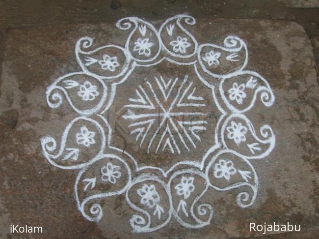 Rangoli: aadi rangoli 5