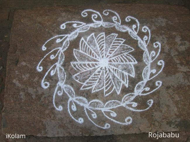 Rangoli: regular white4