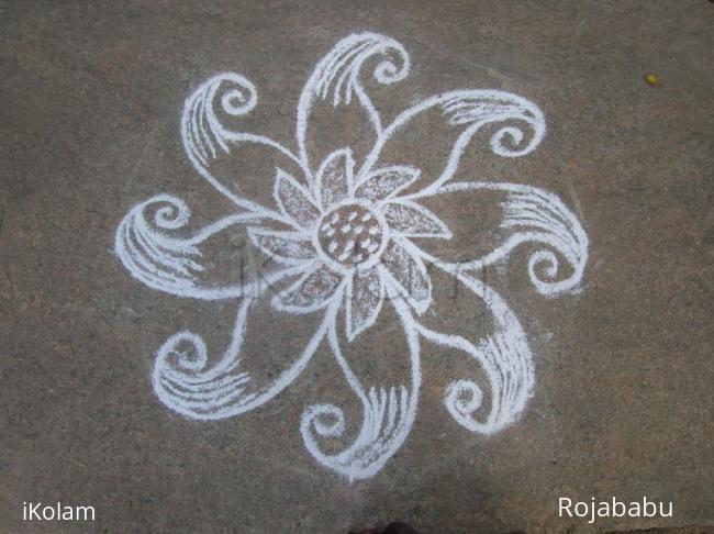 Rangoli: regular 8