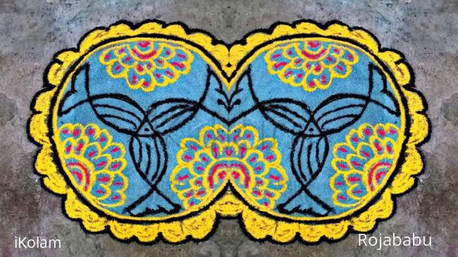 Rangoli: freehand rangoli
