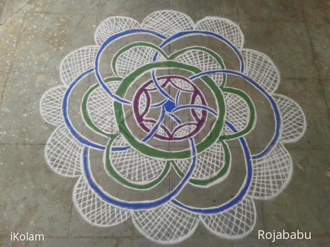 Rangoli: freehand rangoli