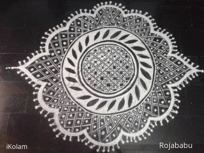 Rangoli: freehand rangoli