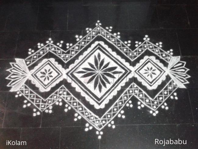 Rangoli: freehand rangoli