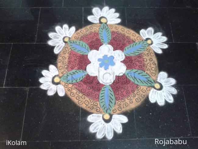 Rangoli: freehand rangoli