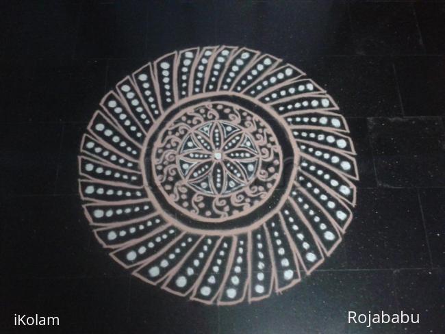 Rangoli: free hand rangoli
