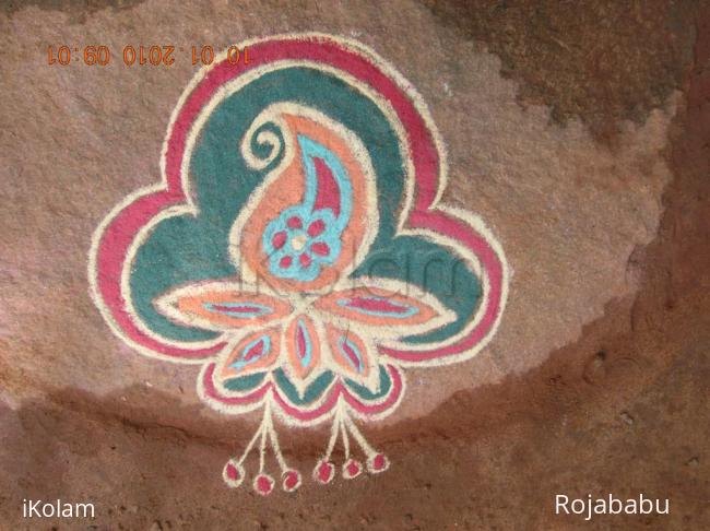 Rangoli: freehand rangoli
