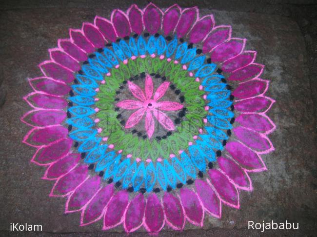 Rangoli: margali 2nd day