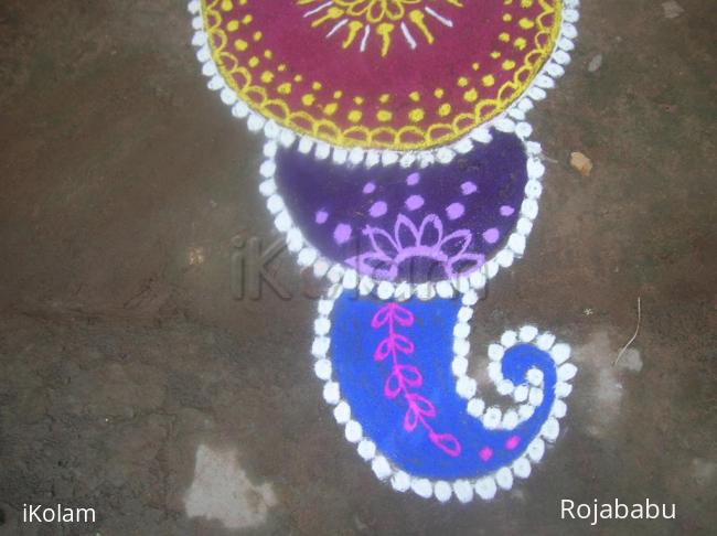 Rangoli: karthigai rangoli