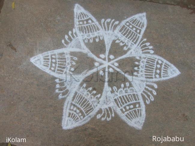Rangoli: freehand rangoli