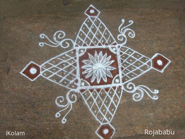 Rangoli: aadi rangoli 3