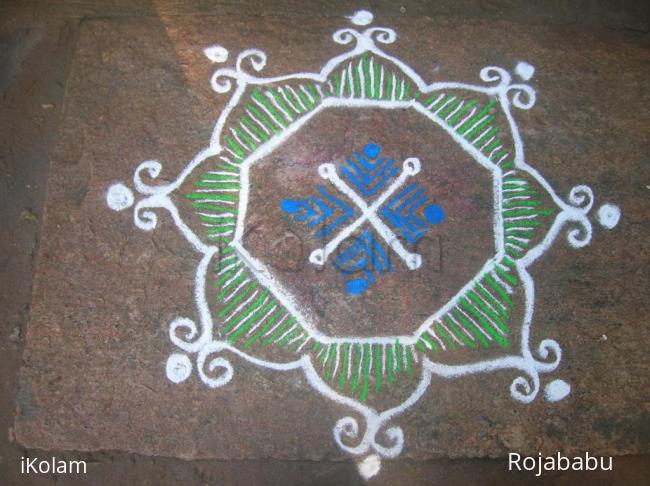 Rangoli: free hand rangoli