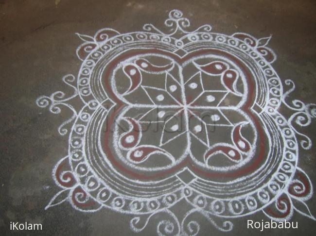 Rangoli: freehand rangoli