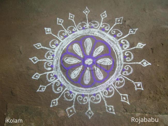 Rangoli: margali kolam