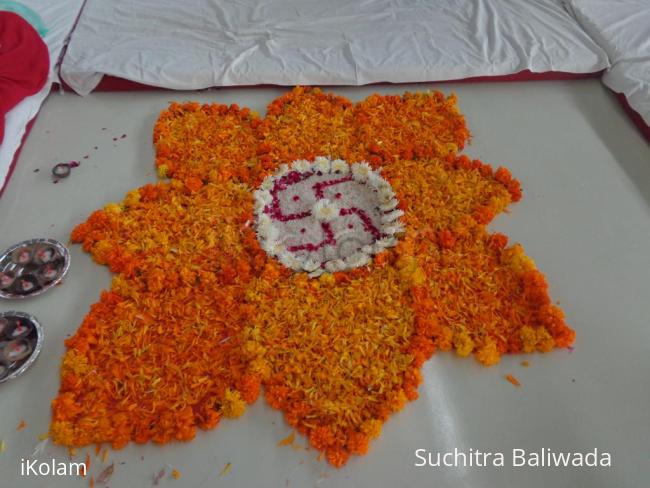 Rangoli: freehand diwali Rangoli