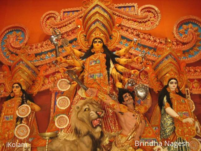 Durga - from various Pandals in Kolkata -2 - durga puja 039.JPG