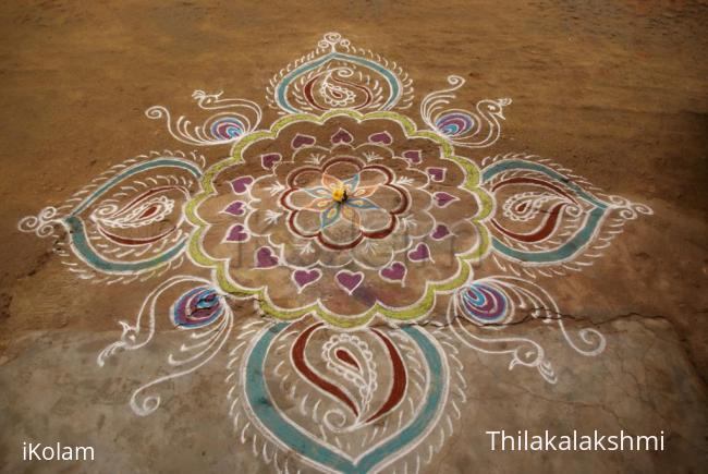 Rangoli: Freehand kolam 