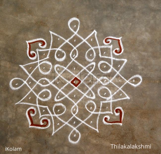 Rangoli: Simple sikku kolam