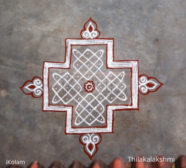 Rangoli: Sikku and Kuzhal kolam