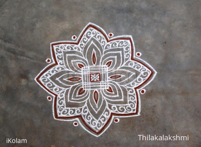 Rangoli: Freehand padi kolam