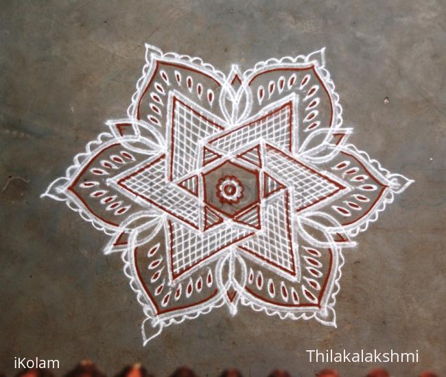 Rangoli: Star kolam