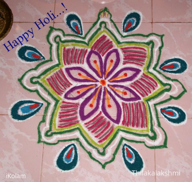 Rangoli: Holi Rangoli