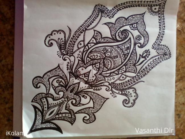 Rangoli: FREEHAND  DESIGN