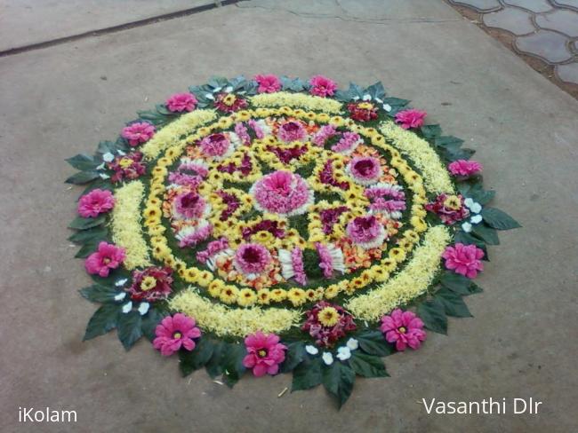 Rangoli: flower rangoli Rangoli: flower rangoli