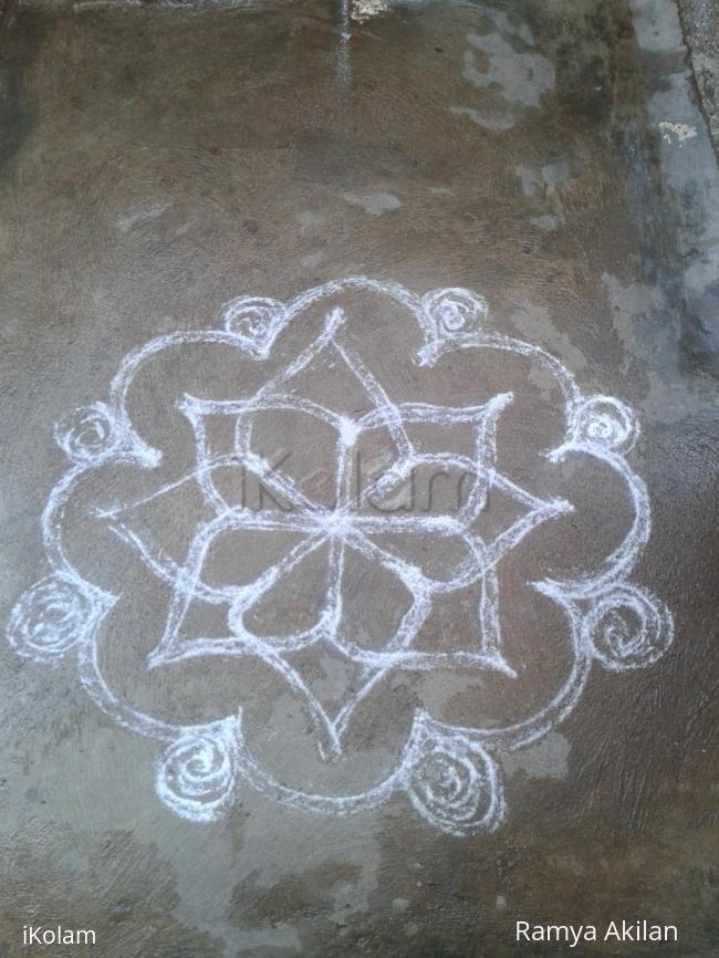 Rangoli: Double line rangoli