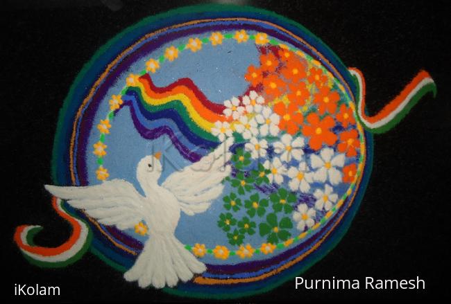 Rangoli: Vande Mataram